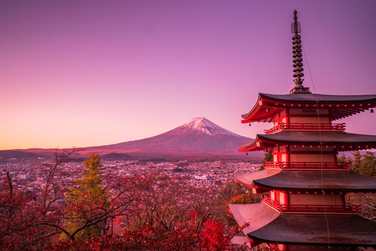 Ryokan Fuji Heights ฟูจิคาวากุจิโกะ ภายนอก รูปภาพ